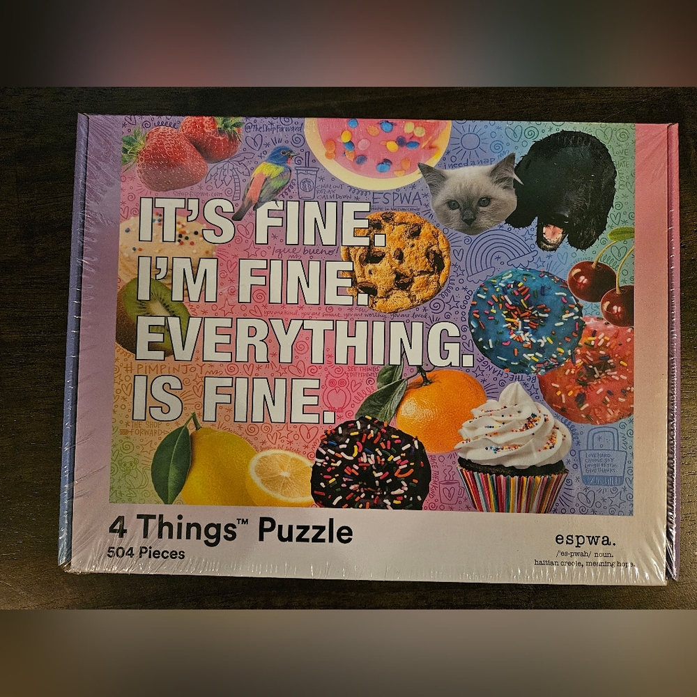NWT 'It's Fine' Puzzle